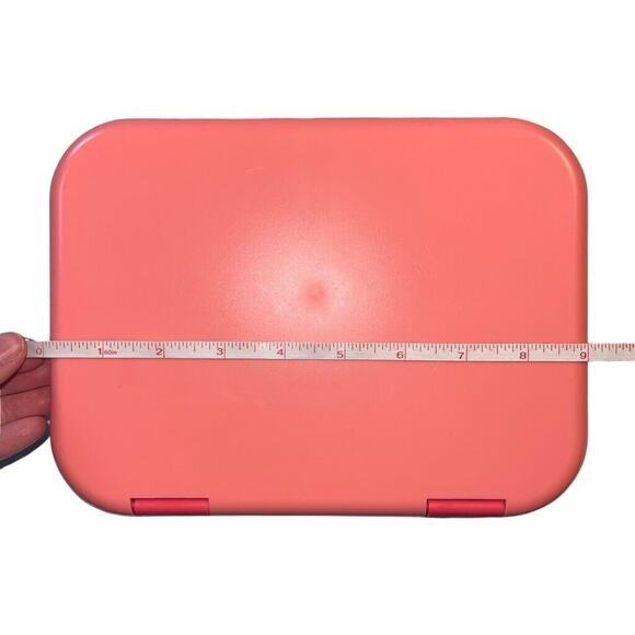 Your Zone Kids Pink Bento Box Plastic Lunch Container 4 Compartment - Picture 15 of 15